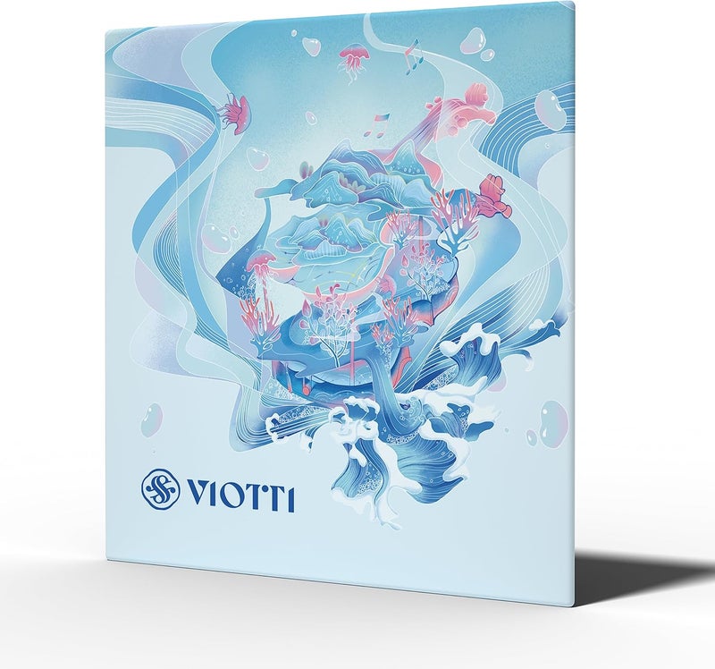 Viotti Violin Strings 4/4 Full Set | Medium Tension Synthetic-Core Strings with Gold E String for Brilliance, Power & Projection, Silver Wound D & G Strings, and Aluminum Wound A String - Image 1